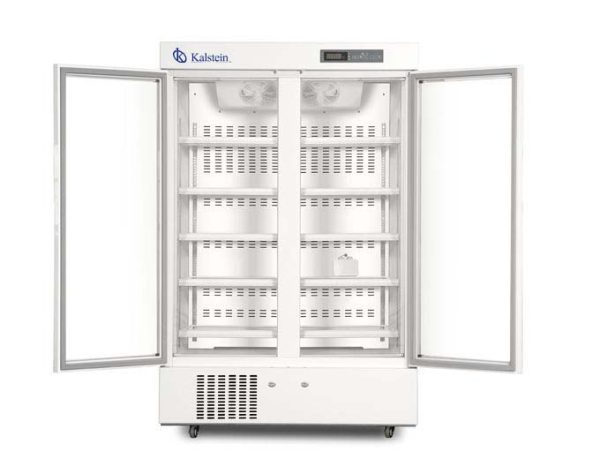 Double Glass Door Pharmacy Grade Refrigerator With LED Interior Light YR05286-1 - Image 2